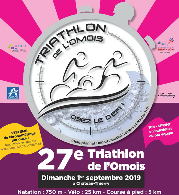 Triatlhon de l'Omois 2019 Château-Thierry