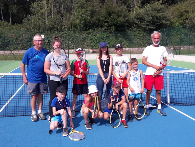Photos enfants stages de tennis aout 2019 au tennis club du tardenois
