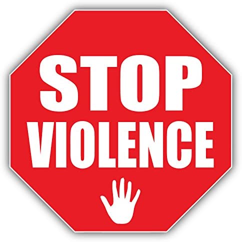 panneau stop violences