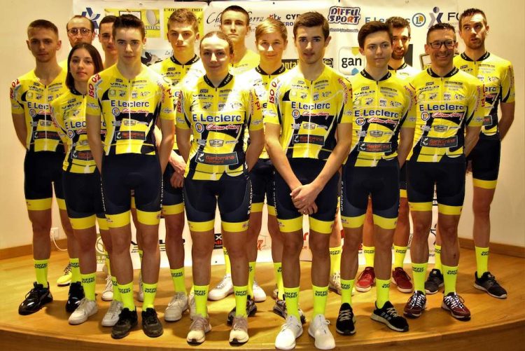 L'équipe de division nationale 2020 de l'étoile Cycliste de Château-Thierry