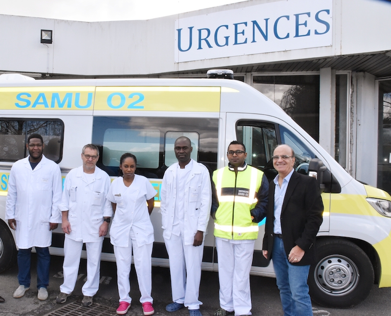 L'équipe du SAMU de l'hôpital de Château-Thierry