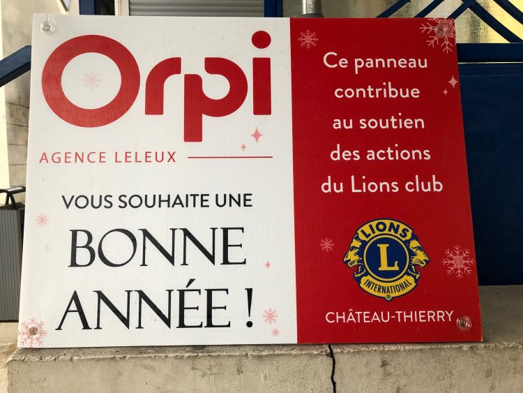 operation bonne annee du lions club