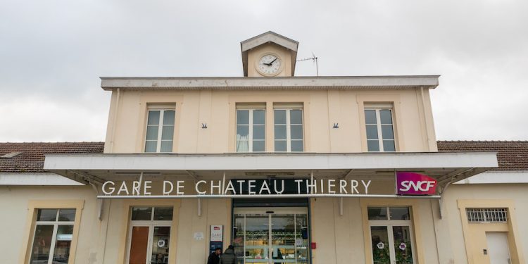 façade de la gare de chateau-thierry