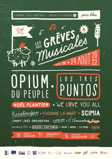 greves musicales affiche 2022