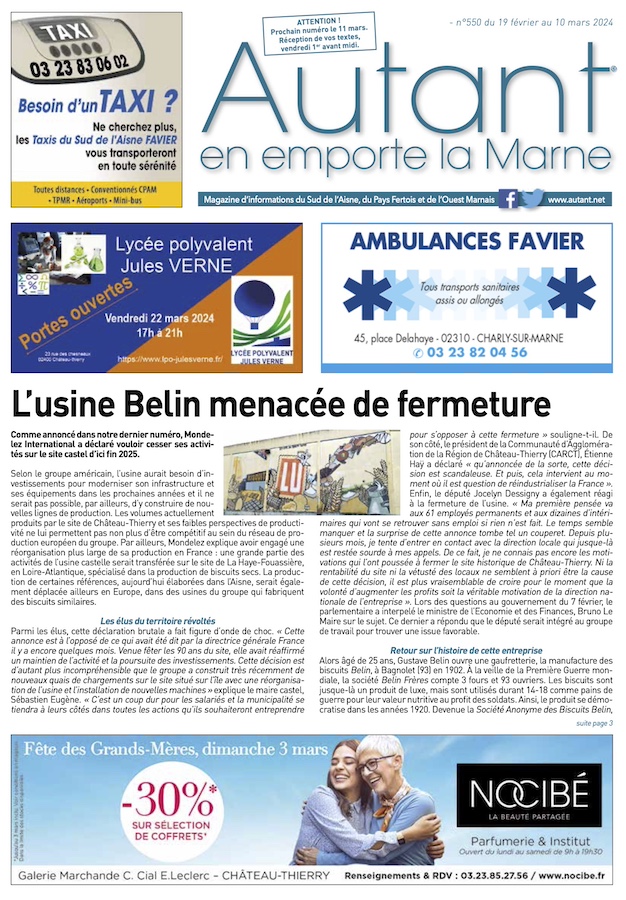 Couverture Autant n°550 du 19 février au 10 mars 2024